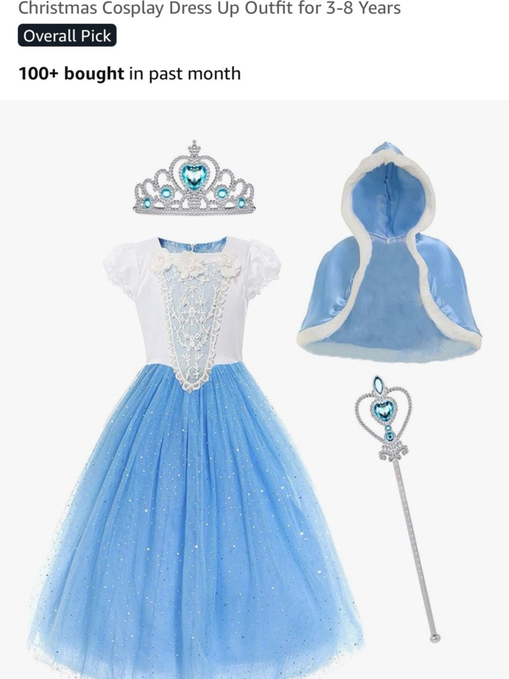 Blue and Silver Tiara Set with Teal Gems
